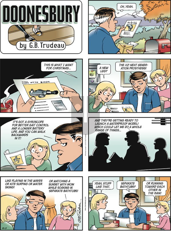 Doonesbury on Sunday October 17, 2010 Comic Strip