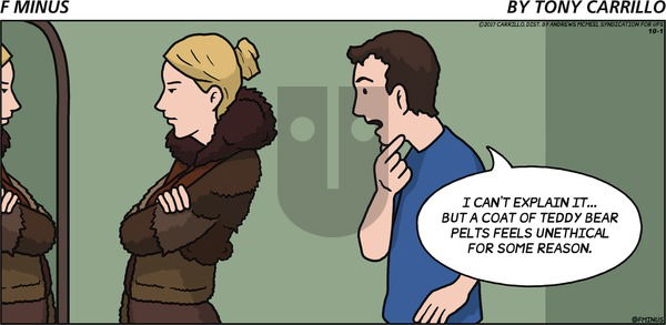 F Minus on Sunday October 1, 2017 Comic Strip