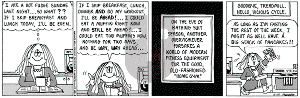 Cathy Classics on Tuesday May 24, 1994 Comic Strip