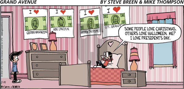 Grand Avenue on Sunday February 19, 2012 Comic Strip
