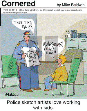 Cornered on Friday July 29, 2016 Comic Strip