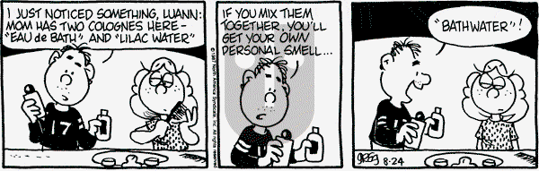 Luann on Monday August 24, 1987 Comic Strip