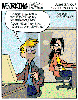 Working Daze on Friday September 12, 2008 Comic Strip