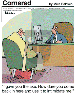 Cornered on Monday April 29, 2013 Comic Strip