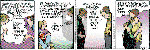 For Better or For Worse - Wednesday October 23, 2019 Comic Strip