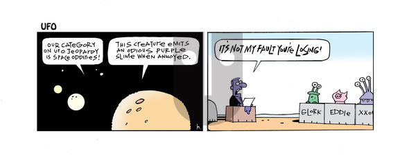 UFO on Wednesday April 9, 2025 Comic Strip