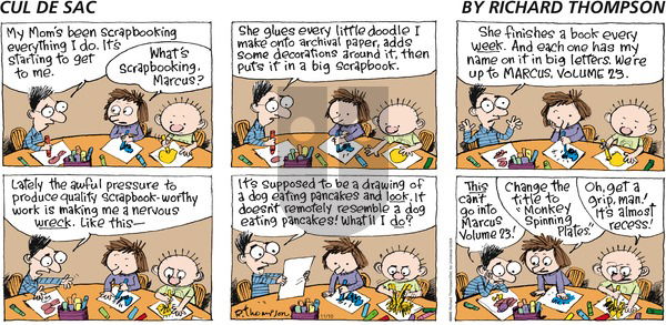 Cul de Sac on Sunday November 10, 2013 Comic Strip