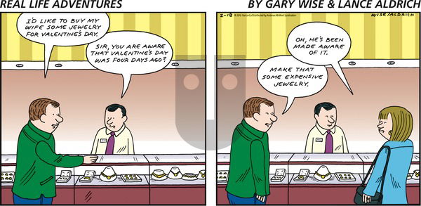 Real Life Adventures on Sunday February 18, 2018 Comic Strip