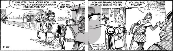 Alley Oop on Monday September 25, 1972 Comic Strip