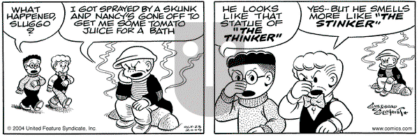 Nancy on Tuesday November 23, 2004 Comic Strip