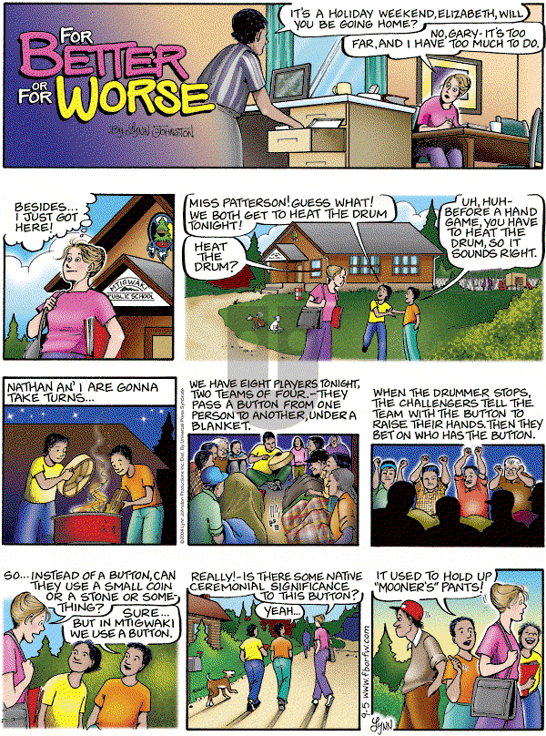 For Better or For Worse - Sunday September 5, 2004 Comic Strip