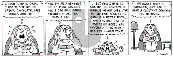 Cathy Classics on Tuesday January 13, 1998 Comic Strip