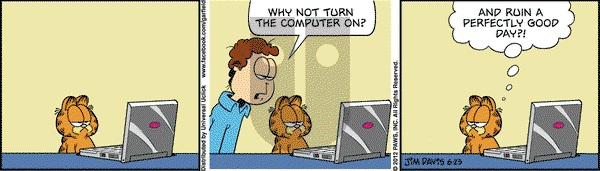 Garfield - Saturday June 23, 2012 Comic Strip