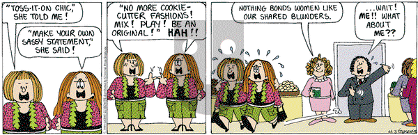 Cathy Classics on Saturday April 3, 1999 Comic Strip