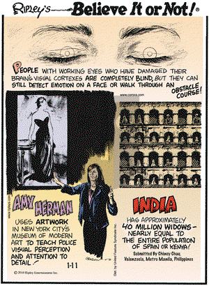 Ripley's Believe It or Not on Monday January 11, 2010 Comic Strip