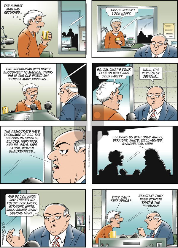 Doonesbury on Sunday December 23, 2012 Comic Strip