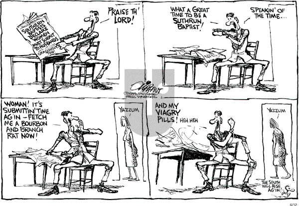 Pat Oliphant - Friday June 12, 1998 Comic Strip