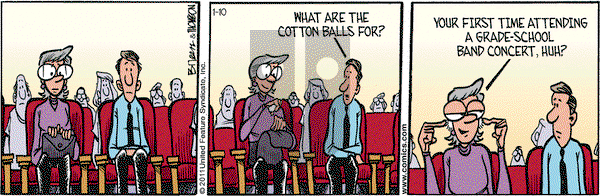 Grand Avenue on Monday January 10, 2011 Comic Strip