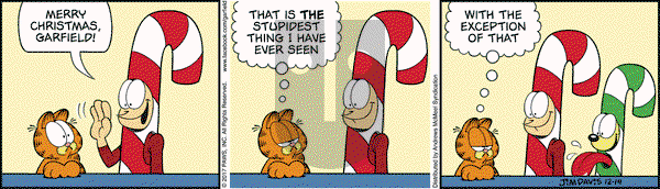 Garfield on Thursday December 14, 2017 Comic Strip