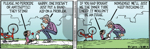 Grand Avenue on Saturday August 14, 2010 Comic Strip