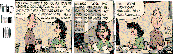 Luann on Wednesday December 23, 2009 Comic Strip