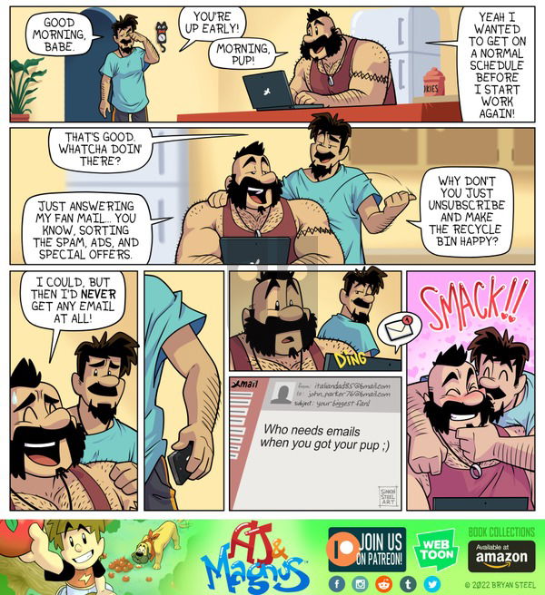 AJ and Magnus - Sunday July 31, 2022 Comic Strip