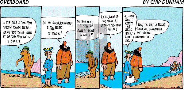 Overboard - Sunday October 19, 2008 Comic Strip