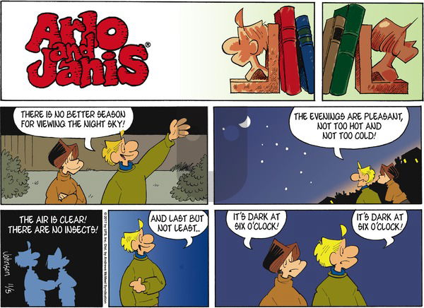 Arlo and Janis on Sunday November 5, 2017 Comic Strip