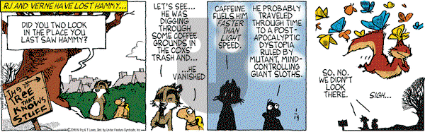 Over the Hedge on Thursday January 14, 2010 Comic Strip