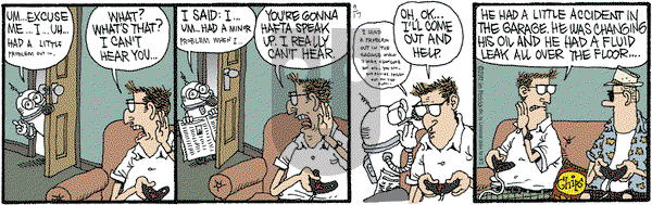Monty on Saturday September 17, 2011 Comic Strip
