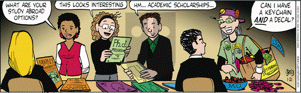 Luann on Monday January 21, 2013 Comic Strip