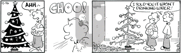 Drabble on Thursday December 26, 2002 Comic Strip