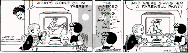 Nancy Classics on Thursday March 26, 2015 Comic Strip