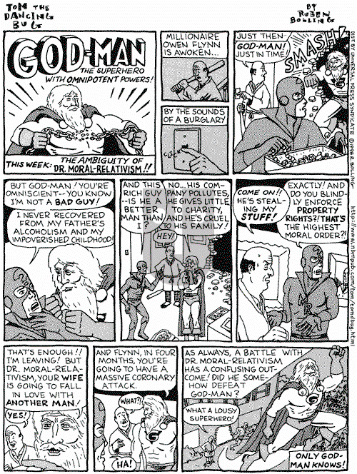 Tom the Dancing Bug on Sunday November 1, 1998 Comic Strip