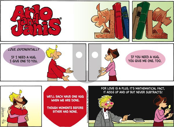 Arlo and Janis on Sunday February 14, 2016 Comic Strip