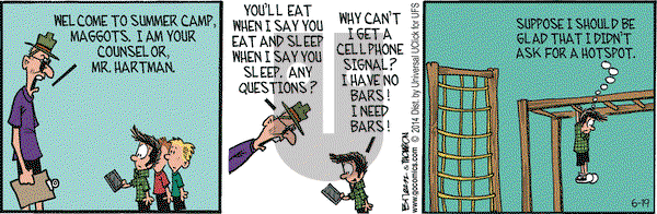 Grand Avenue on Thursday June 19, 2014 Comic Strip