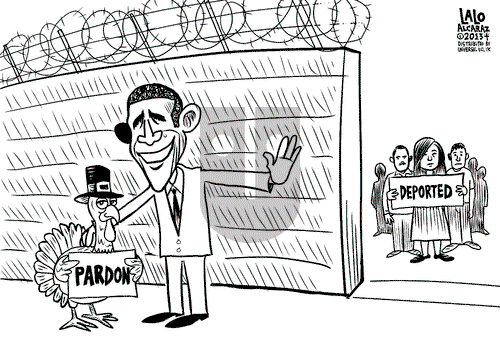 Lalo Alcaraz on Tuesday November 26, 2013 Comic Strip