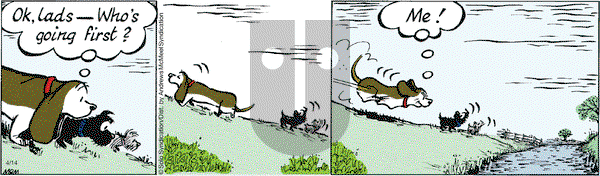 Fred Basset on Tuesday April 14, 2020 Comic Strip