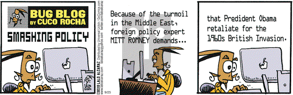 La Cucaracha on Tuesday September 25, 2012 Comic Strip