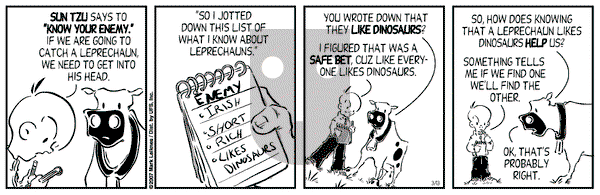 Cow and Boy Classics on Tuesday March 13, 2007 Comic Strip