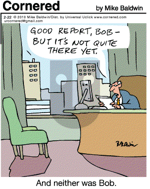 Cornered - Monday February 22, 2010 Comic Strip
