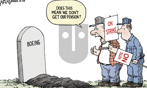 Robert Ariail on Friday October 25, 2024 Comic Strip