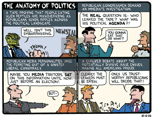Ted Rall on Thursday October 12, 2006 Comic Strip