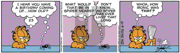 Garfield on Friday June 15, 2001 Comic Strip