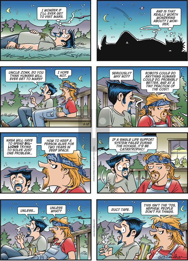 Doonesbury on Sunday September 10, 2017 Comic Strip