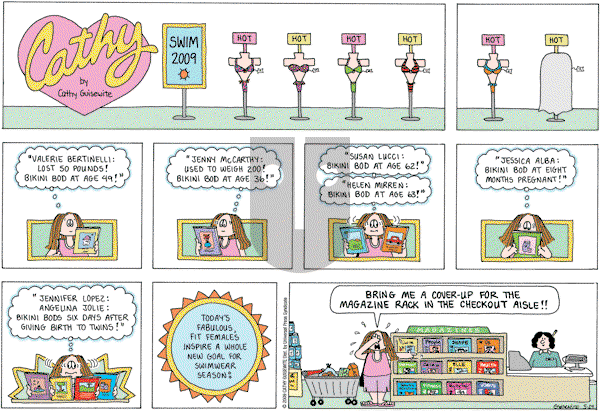 Cathy Classics on Sunday May 24, 2009 Comic Strip