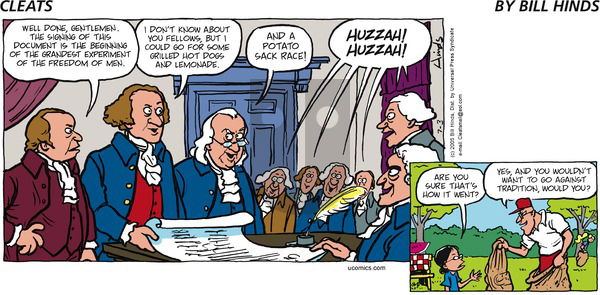 Cleats on Sunday July 3, 2005 Comic Strip