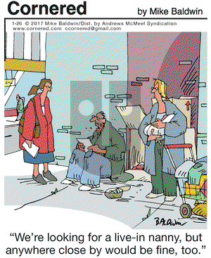 Cornered on Thursday January 26, 2017 Comic Strip