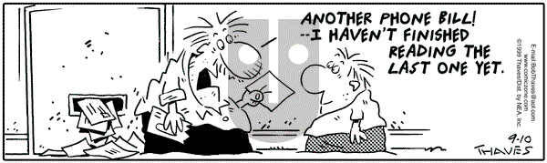 Frank and Ernest - Friday September 10, 1999 Comic Strip