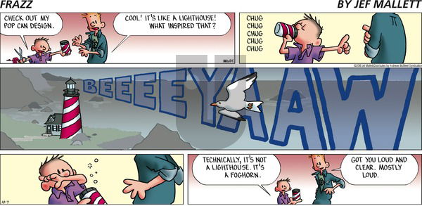 Frazz on Sunday October 7, 2018 Comic Strip